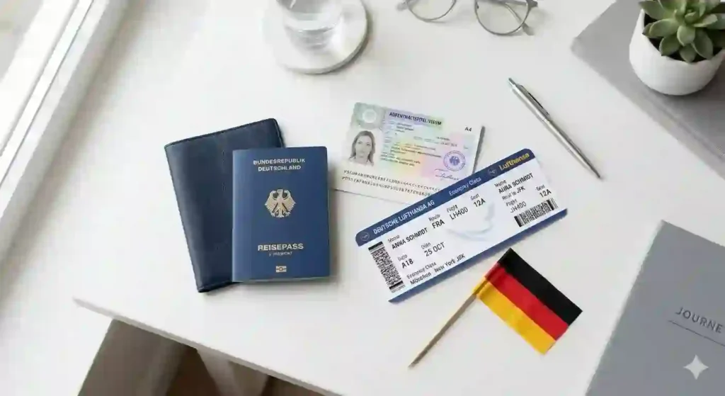 Germany work visa types EU Blue Card skilled worker job seeker visa