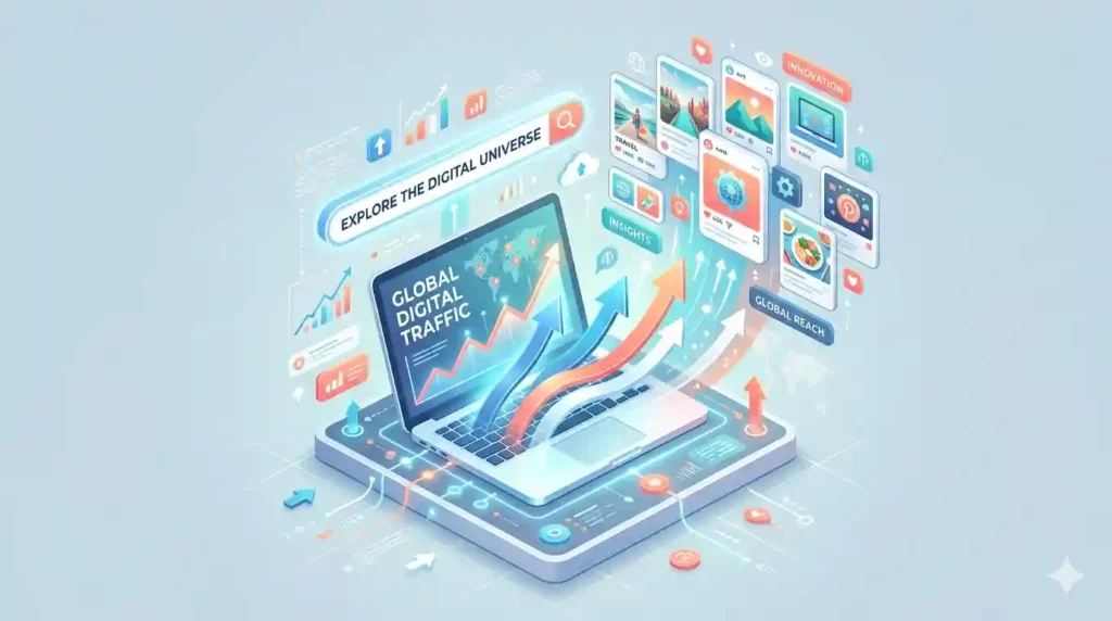 organic seo and visual marketing traffic strategies for digital products