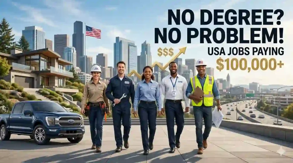 Highest Paying Jobs in USA Without a Degree in 2026