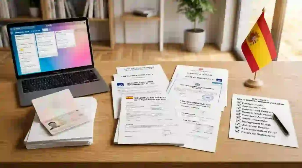 Required Documents for Spain Digital Nomad Visa 2026