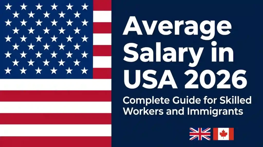 average salary in USA 2026 complete guide for skilled workers and immigrants from UK Canada Europe