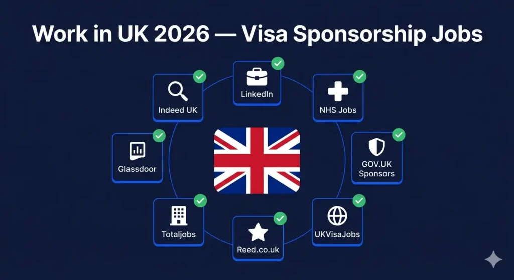 best job sites in UK for foreigners and immigrants 2026 visa sponsorship guide