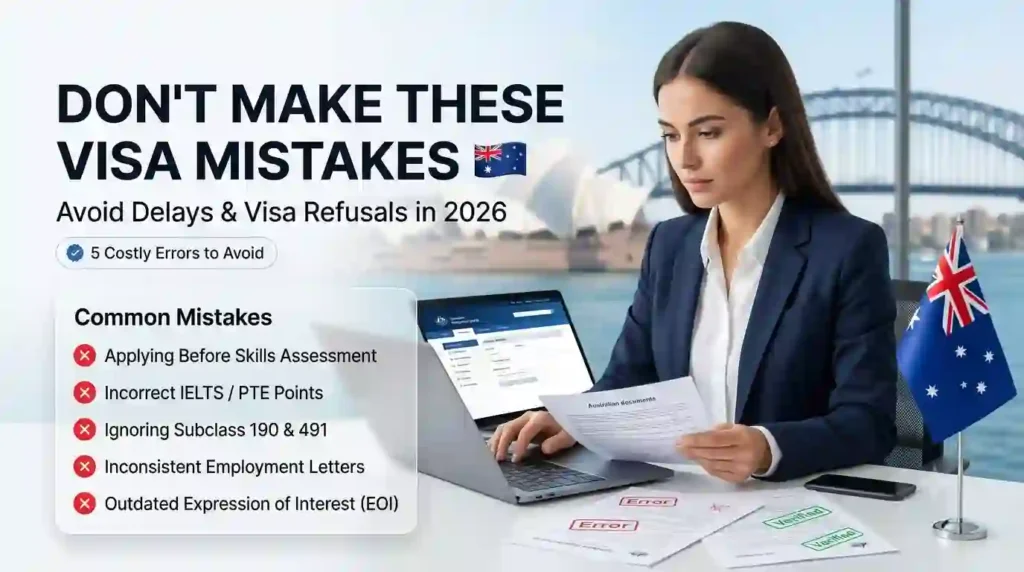 Common Mistakes to Avoid Australia Skilled Worker Visa