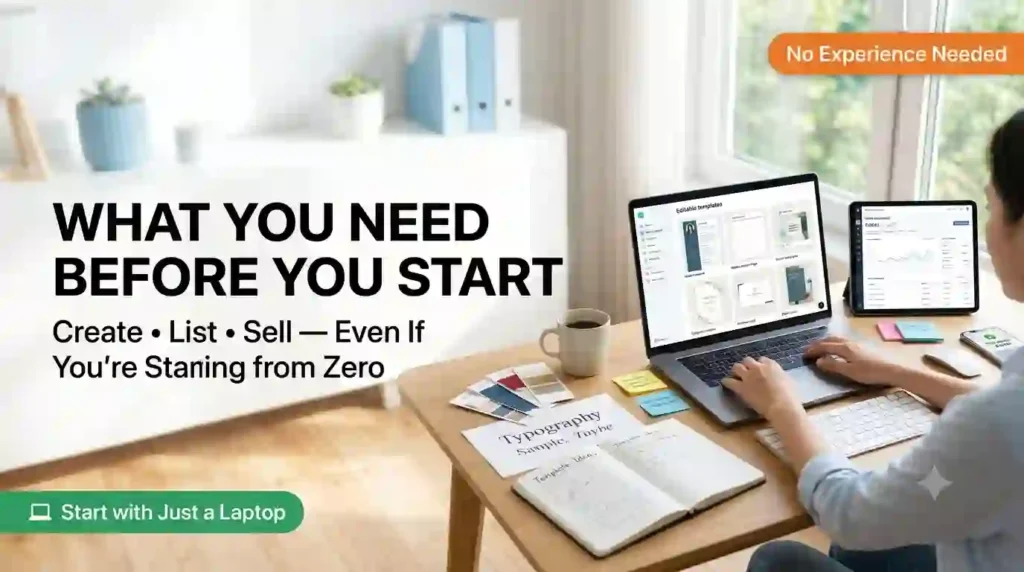 what you need for canva templates sell on esty