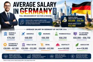 Average Salary in Germany 2026 Full Breakdown by Sector and Region