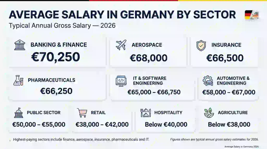 Average Salary in Germany by Sector (2026)