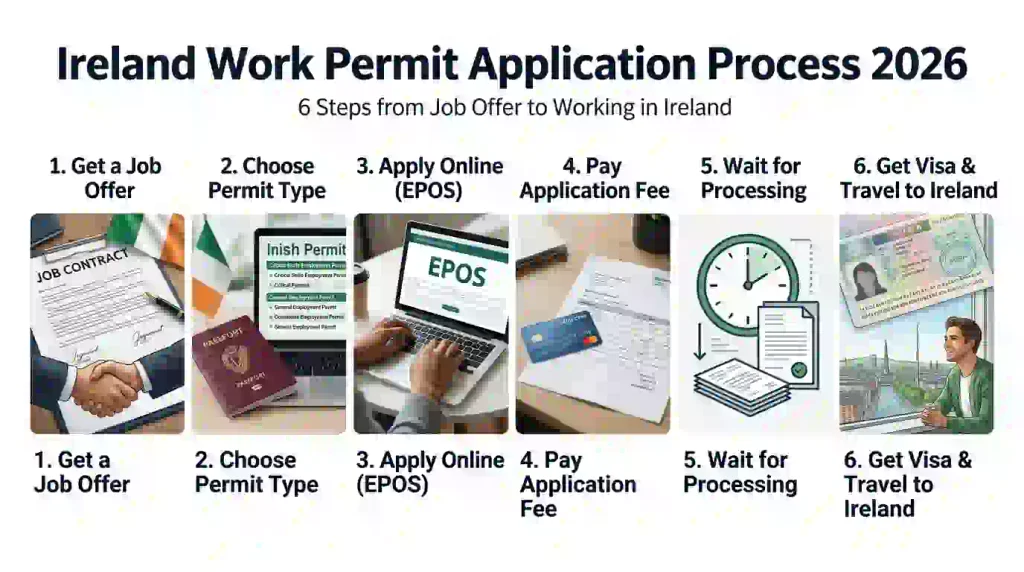 Ireland work permit application process in 2026
